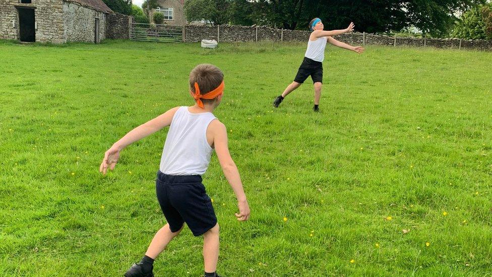 Igor and Tykhon practising