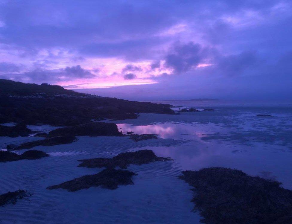 Sunset on North Uist