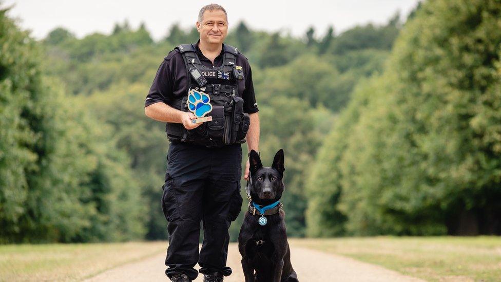 Stark and PC Paul Hopley