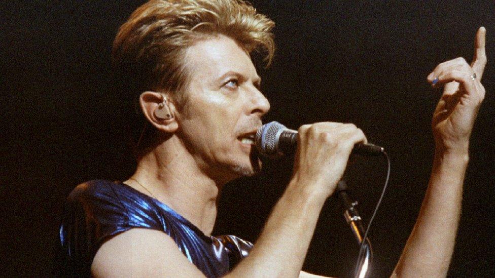 David Bowie had hits with songs like Space Oddity, Let's Dance and Under Pressure