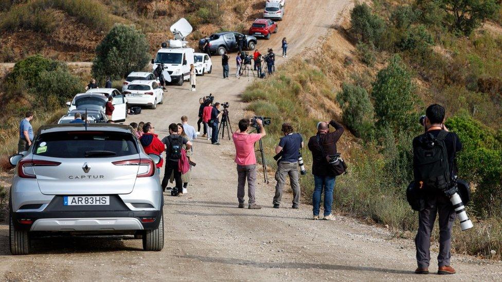 Journalists at the scene