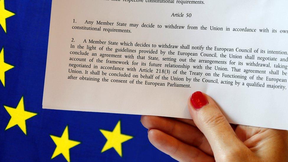 Article 50 of the lisbon treaty