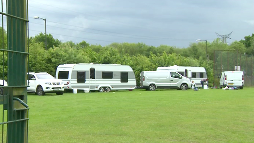 Traveller camp