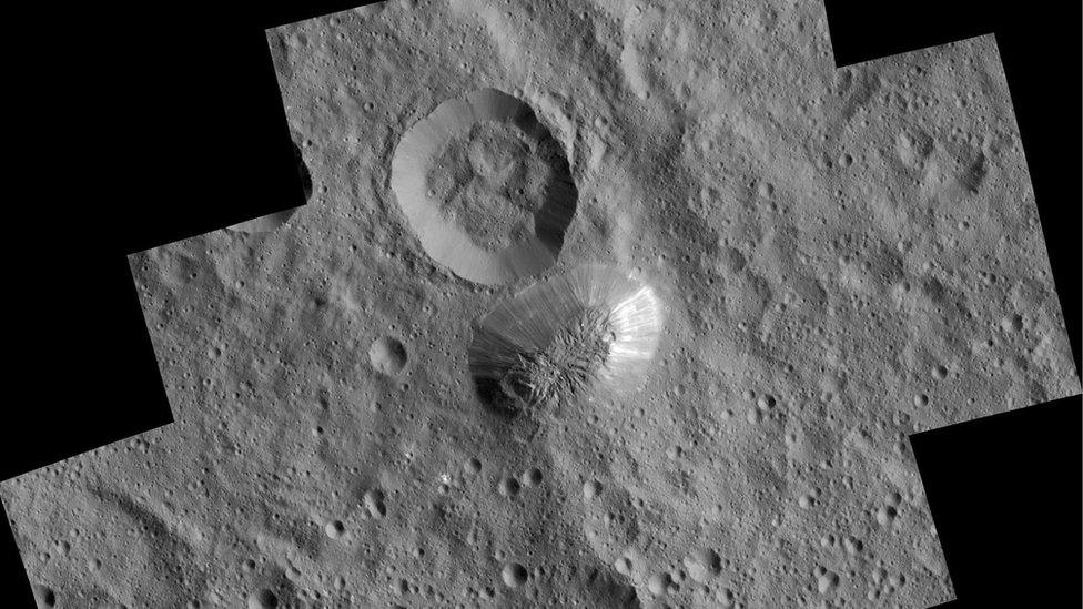 Dawn Spacecraft's picture of Ahuna Mons