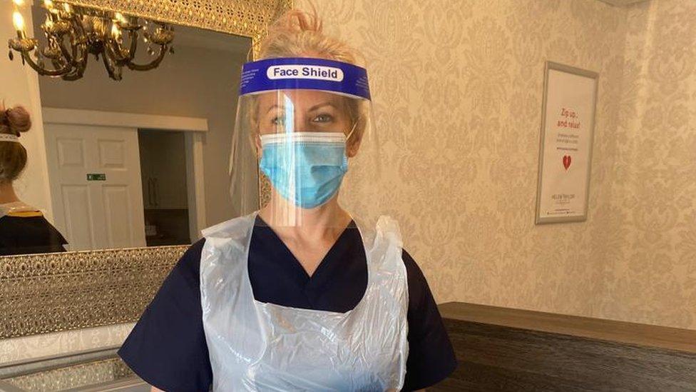 Helen Taylor in PPE