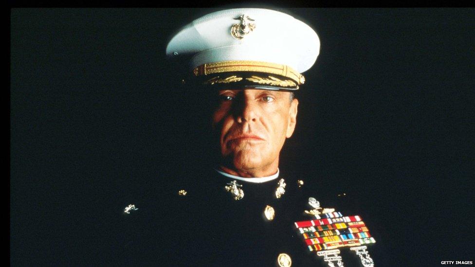 Jack Nicholson in A Few Good Men