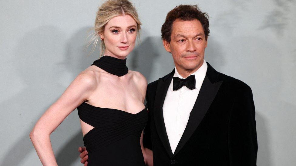 Elizabeth Debicki and Dominic West