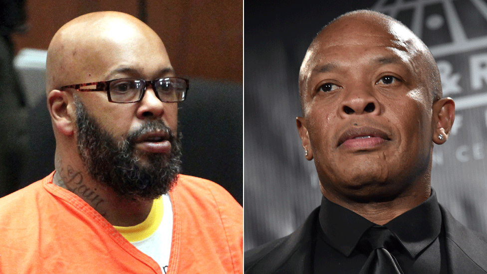 Marion "Suge" Knight and Dr Dre