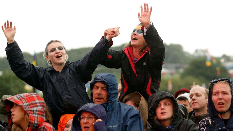 Glastonbury audience