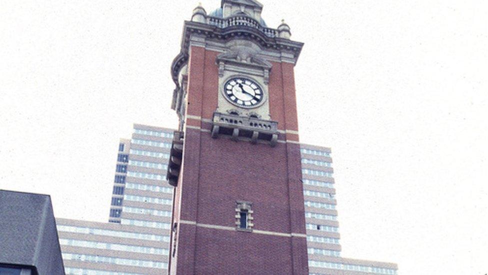 The station clock tower