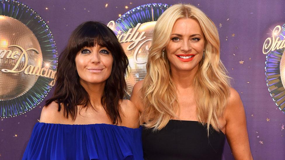 Claudia Winkleman and Tess Daly