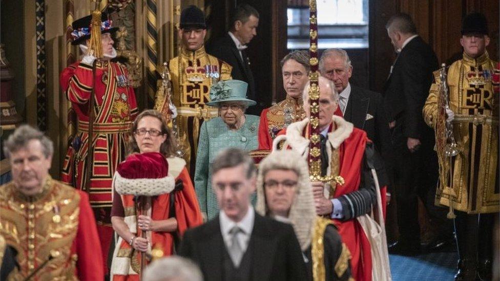 The state opening of Parliament