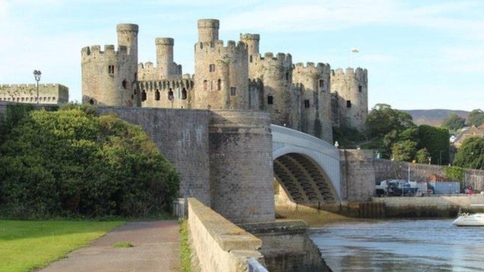 A photo of Conwy Castle