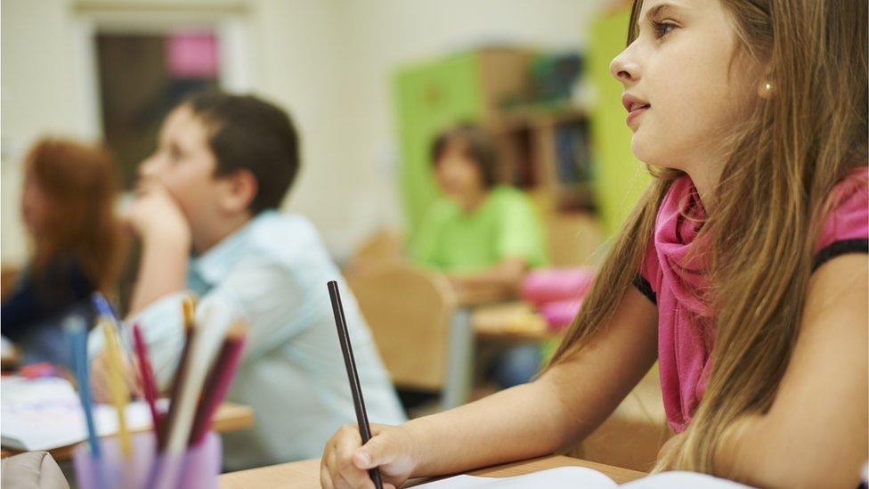 Children in classroom