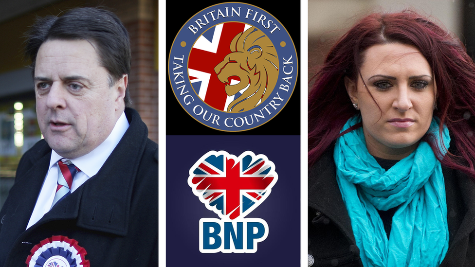 Nick Griffin and Jayda Fransen