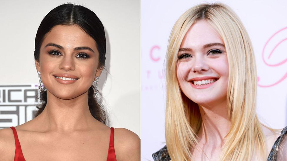 Selena Gomez and Elle Fanning