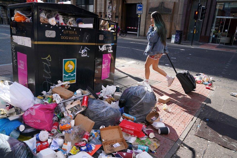 bins in Glasgow