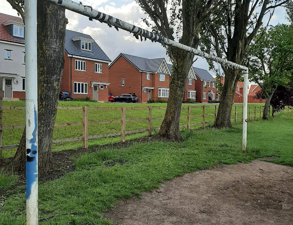 Goal on Sellors Recreation Ground