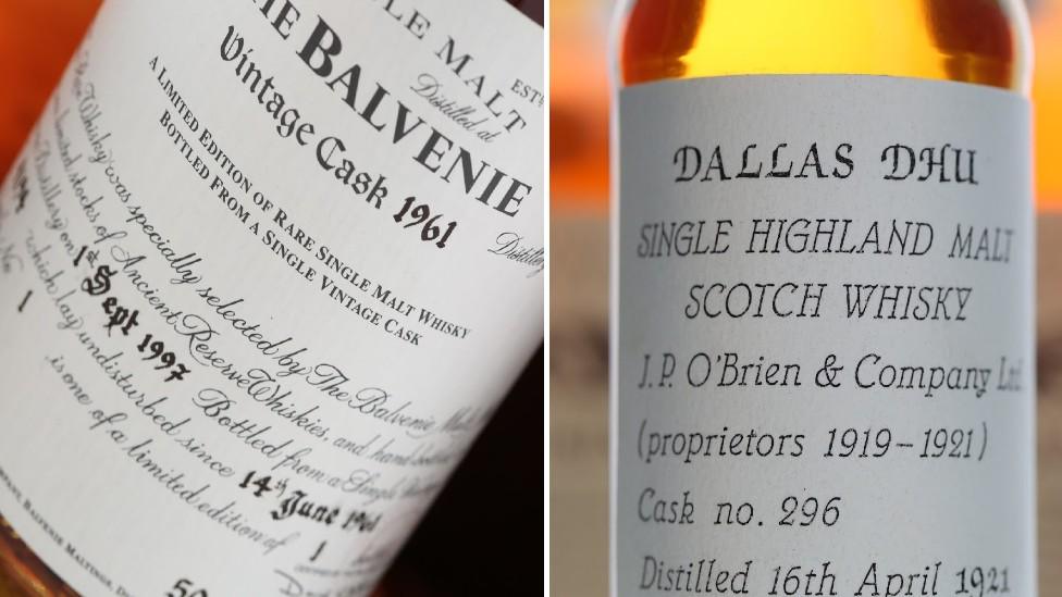 Single malt bottles up for auction in February 2021