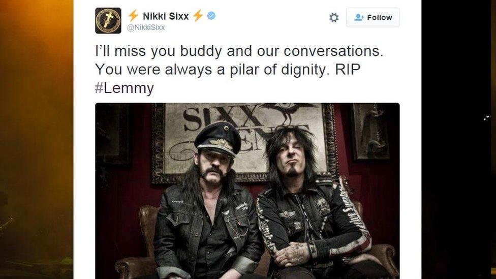 Nikki Sixx tweet