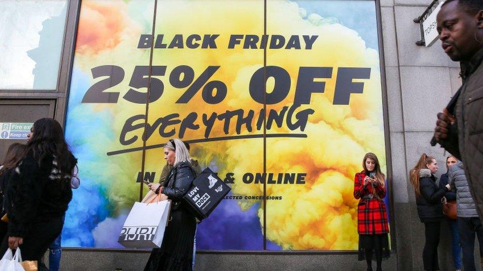 Black Friday shop front