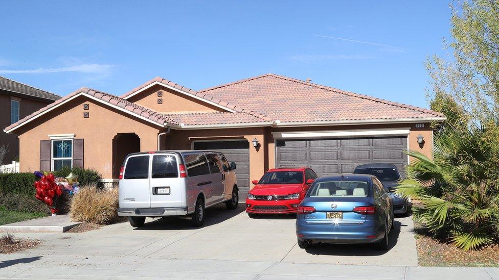 The Turpin's house in Perris, California