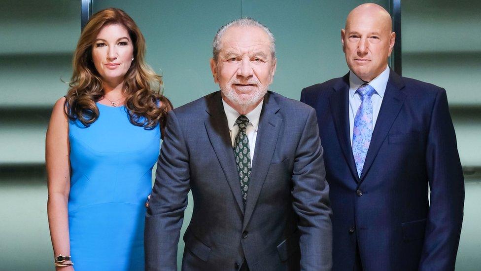 Karren Brady, Lord Sugar and Claude Littner