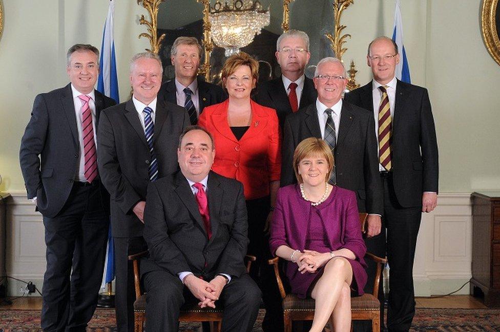 Scottish cabinet in 2011