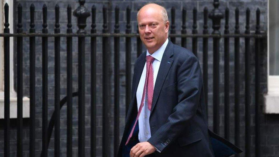 Transport Secretary Chris Grayling