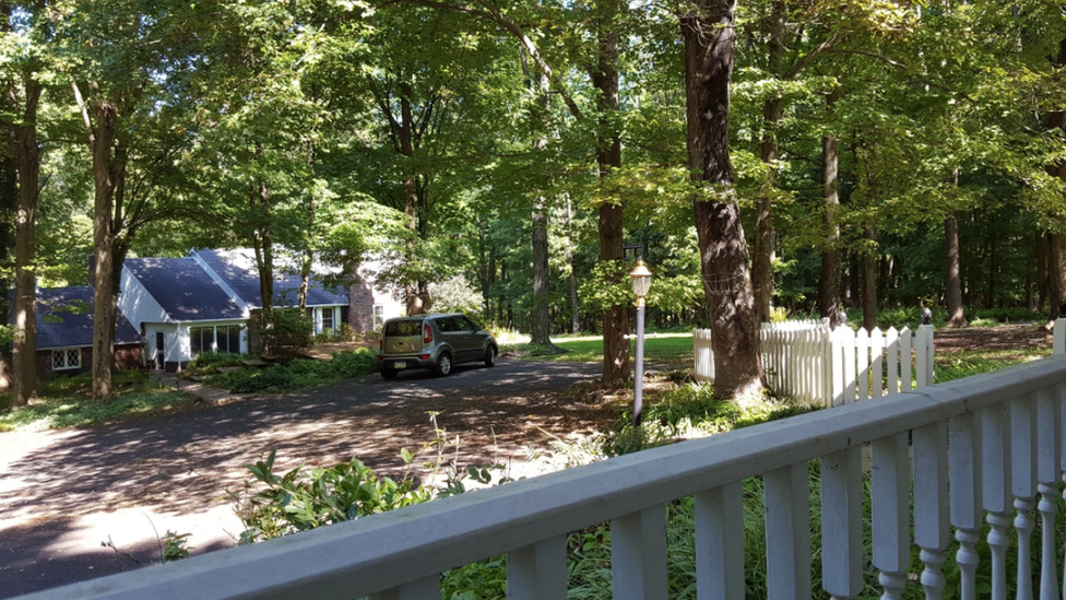 The view from Christine's old house in Bucks County, Pennsylvania