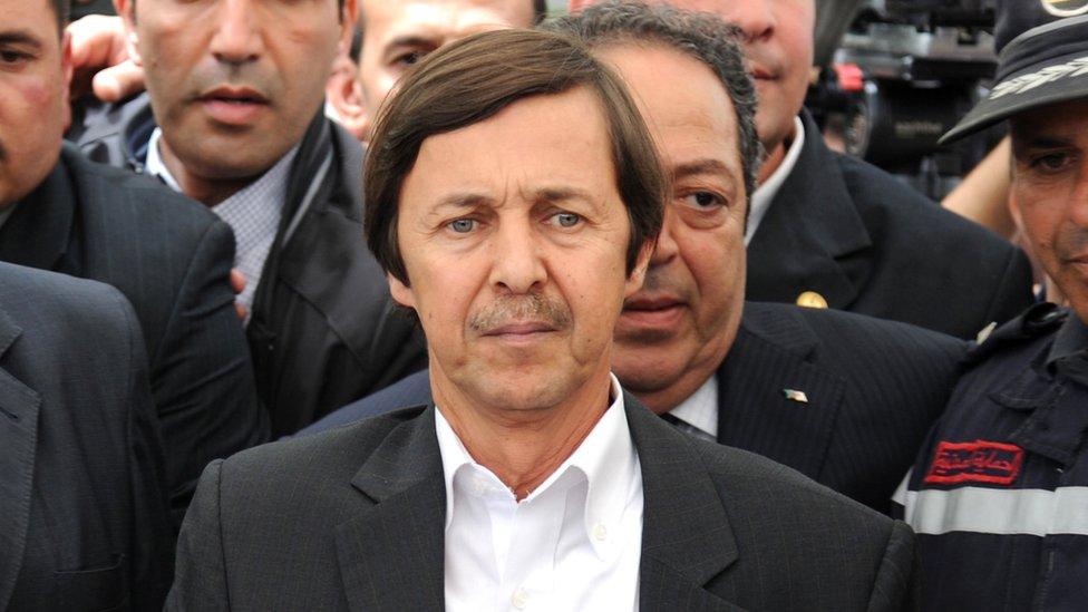 Said Bouteflika pictured in 2012,