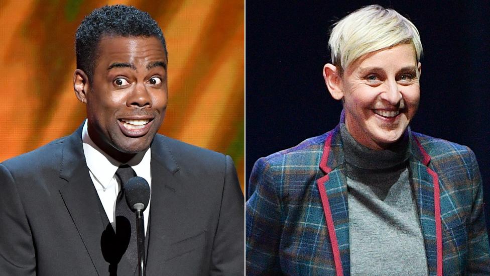 Chris Rock and Ellen Degeneres