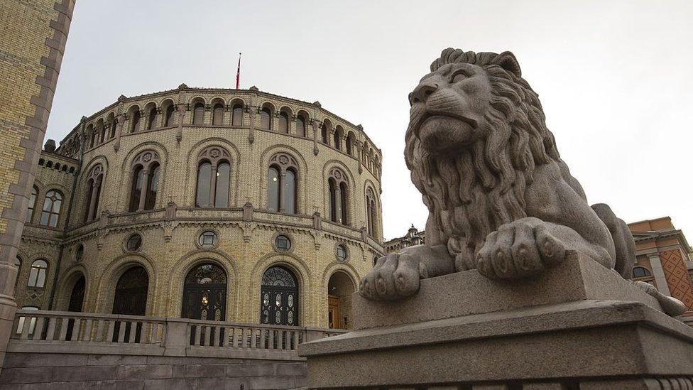 Oslo parliament building