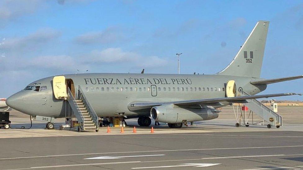 The Peruvian presidential plane