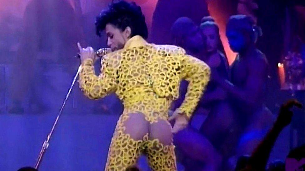 Prince at the 1991 VMAs