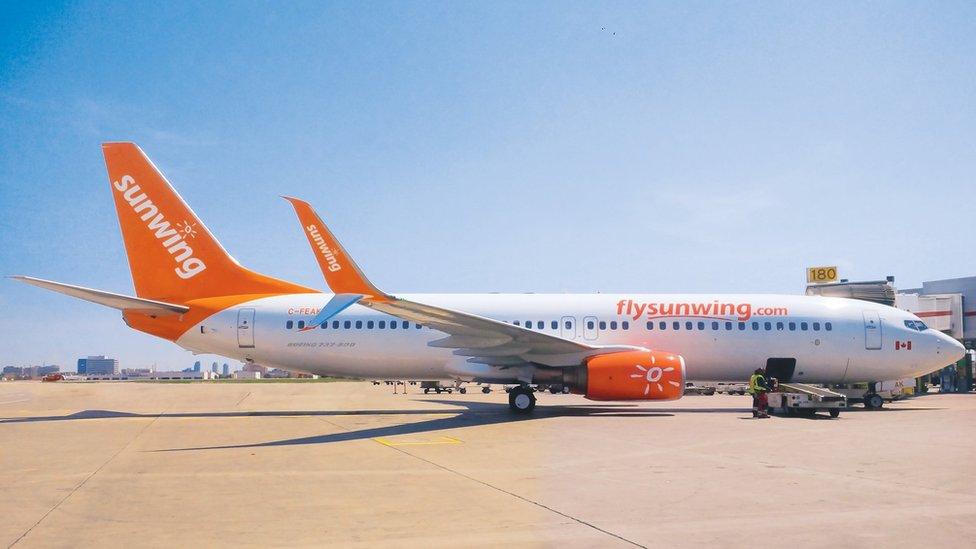 Sunwing Airlines Boeing