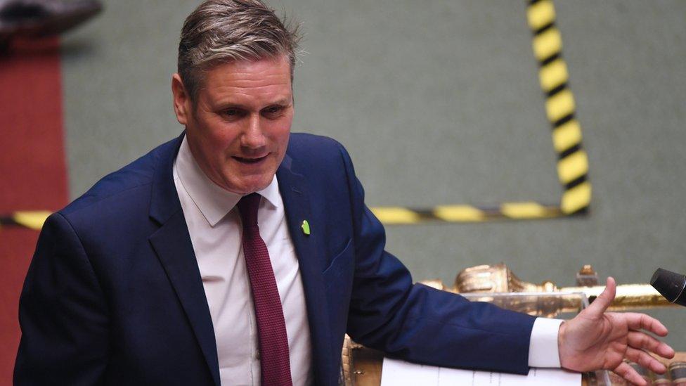 Keir Starmer in Parliament