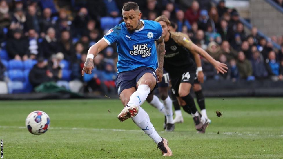 Jonson Clarke Harris Peterborough United Striker One Of Nine Put On