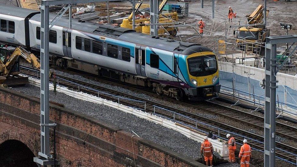 train on bridge