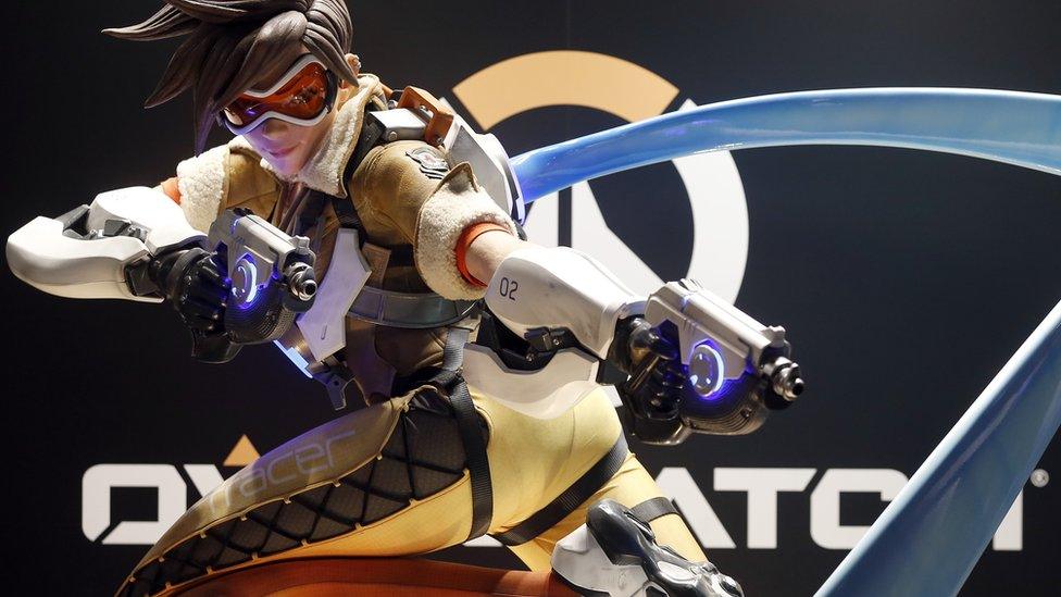 A-figurine-of-the-video-game-Overwatch.