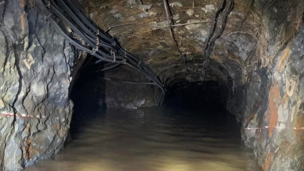 Water in the Perkoa mine in Burkina Faso