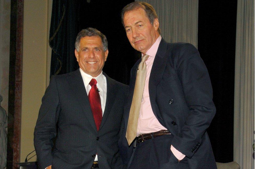 CBS news presenter Charlie Rose (right) was fired for sexual misconduct earlier this year