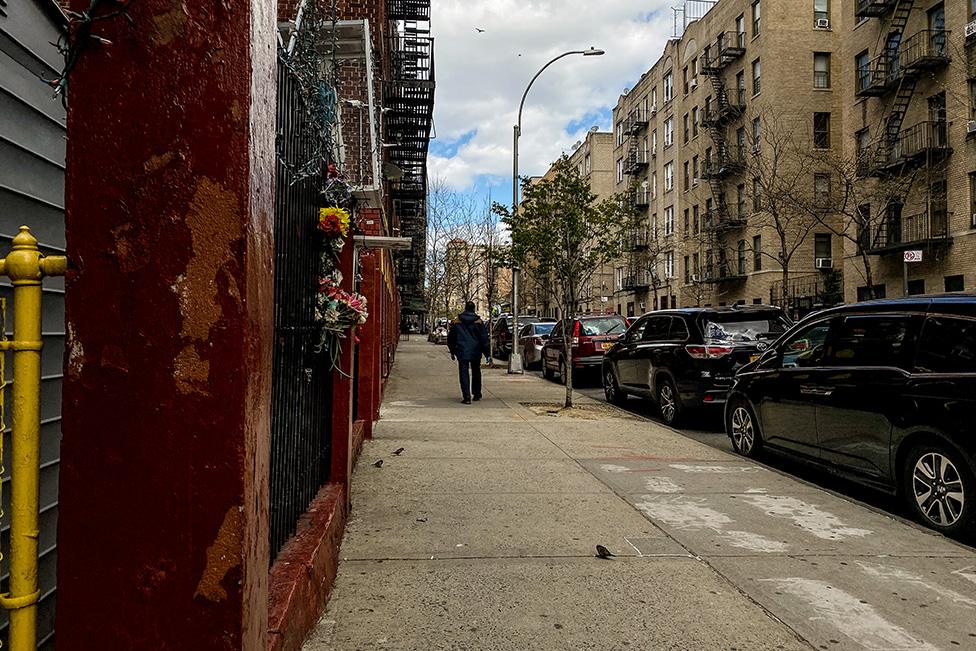 Empty streets in the Bronx