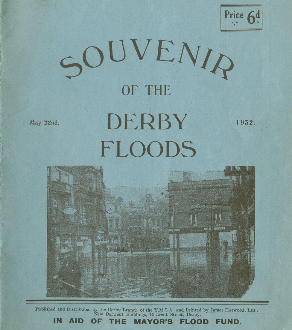 Souvenir of the Derby floods