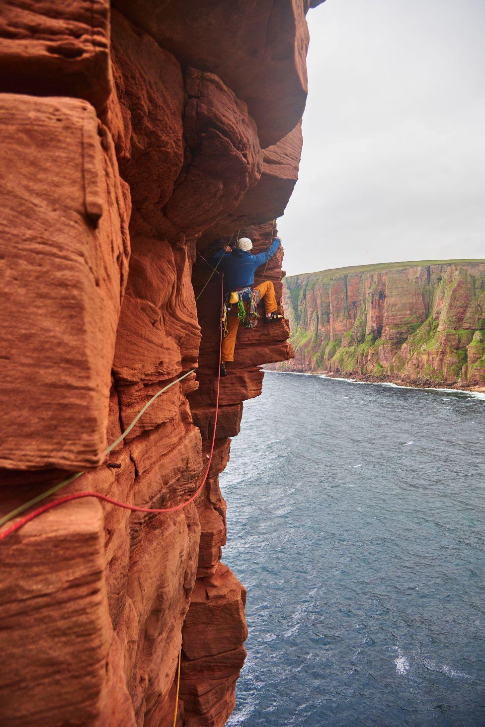 Darren Lunn on climb