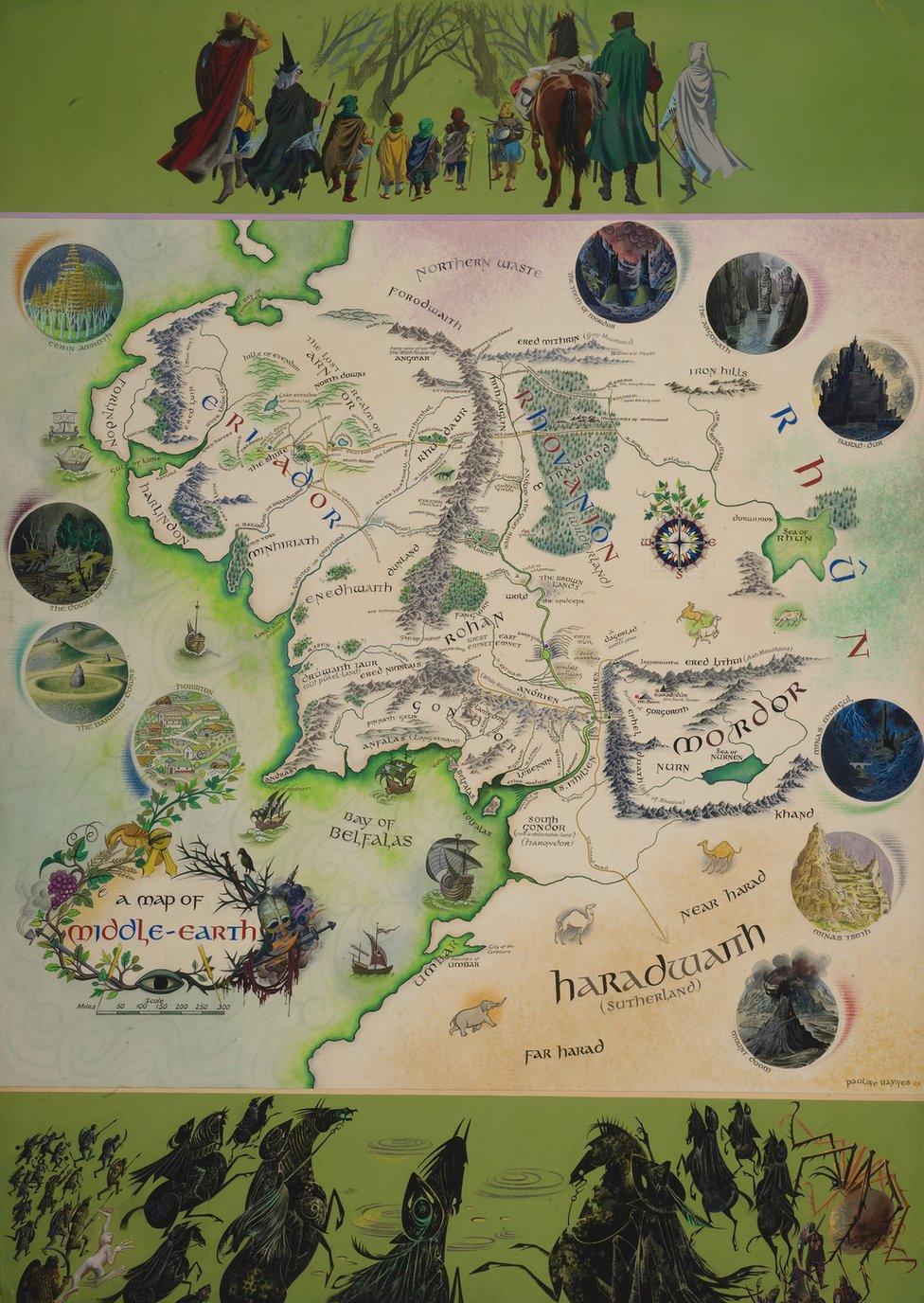 Middle-earth by Pauline Baynes