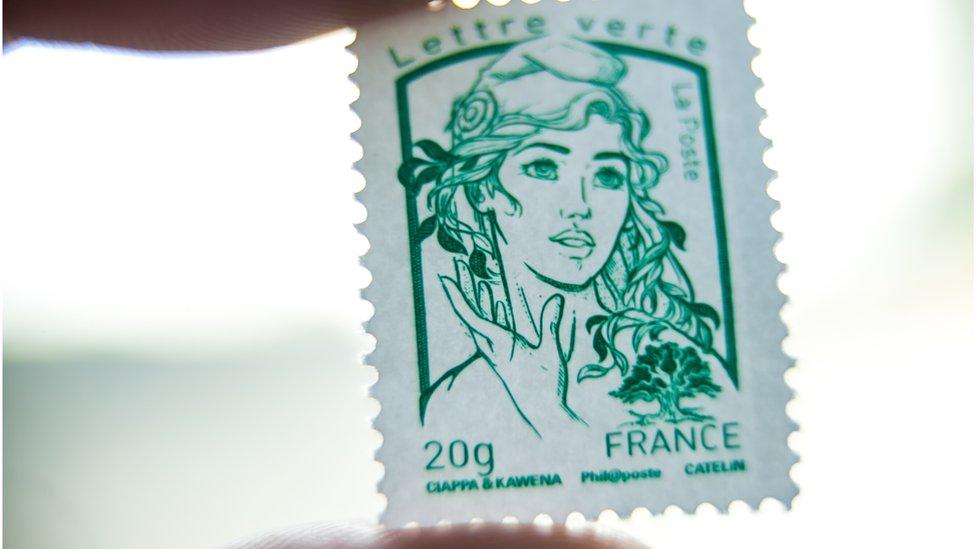 Marianne graces France's national stamps