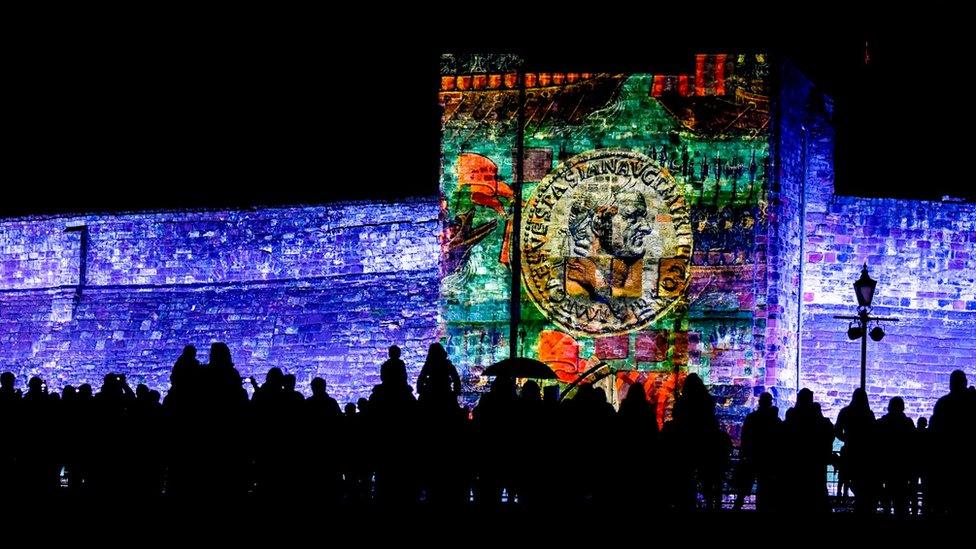 Carlisle City of Lights, Carlisle Castle