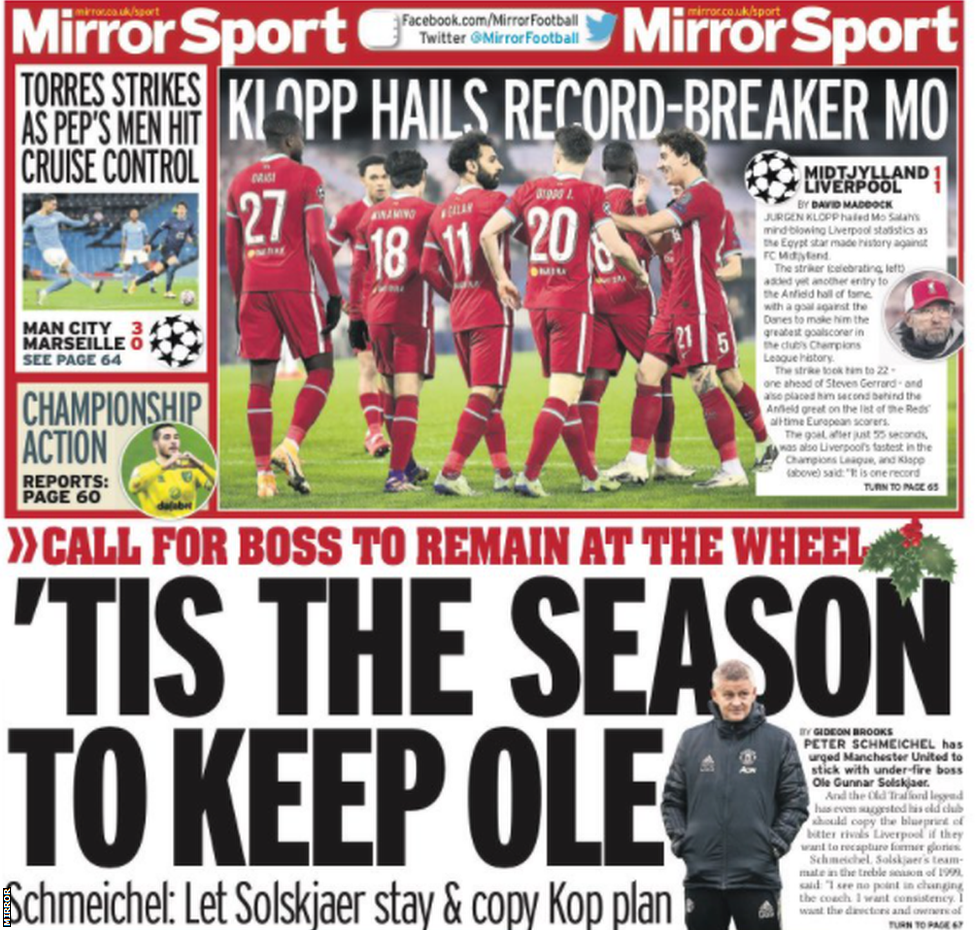 Mirror back page