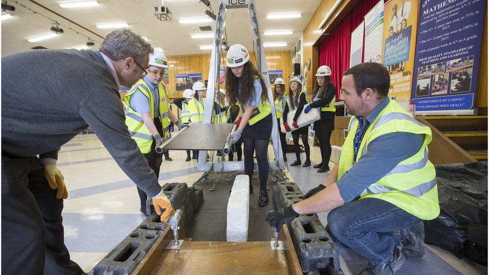 Pupils on work experience